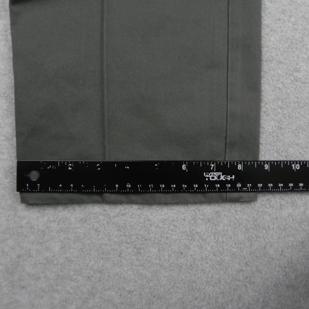 J Crew Pants Mens 36x28 Classic Fit Essential Khaki Straight Flat Front Green